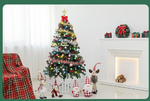 Christmas Tree, Energy-Saving LED Lights, Includes 195 Pendants, Skirts, And Guardrails