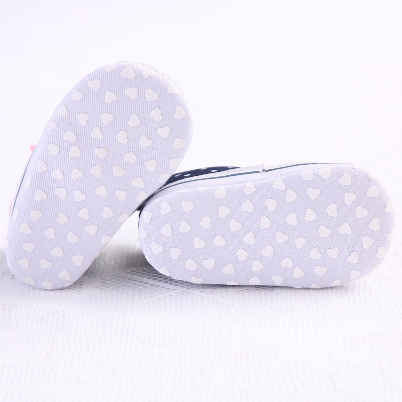 Baby Girls' High-top Soft-soled Toddler Shoes