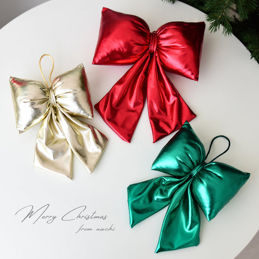 Christmas Decorative Bowknot Scene Layout
