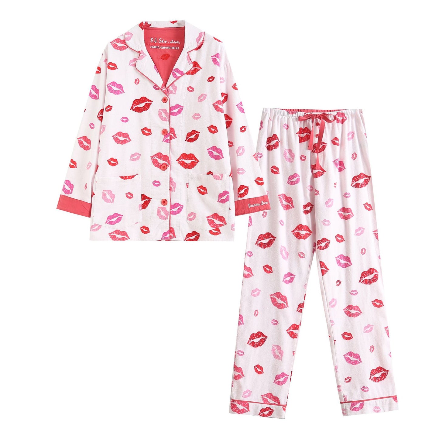 Women's Chic Cotton Brushed Pajamas Homewear