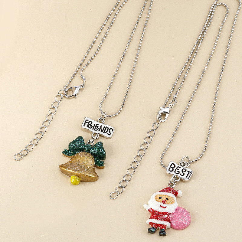 Good Friend Christmas Necklace Set Christmas