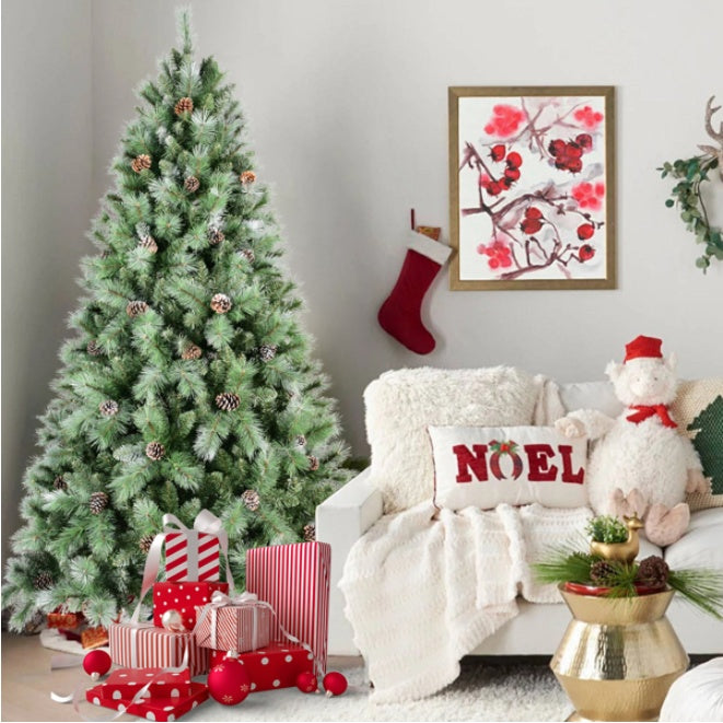 Artificial 5ft Green Christmas Tree With 694PVC Hard Needle Mixed Branch Tips