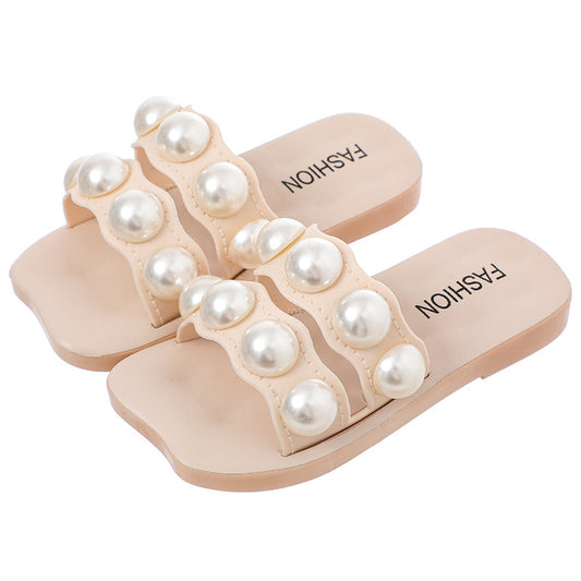 Fashion Personalized Girls' Pearl Sandals