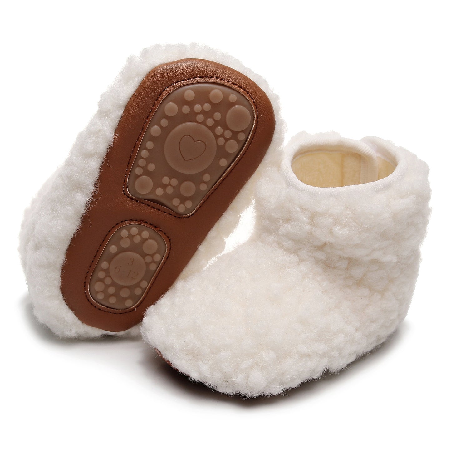 Baby Toddler Fleece-lined Cotton Boots Thermal Baby Shoes