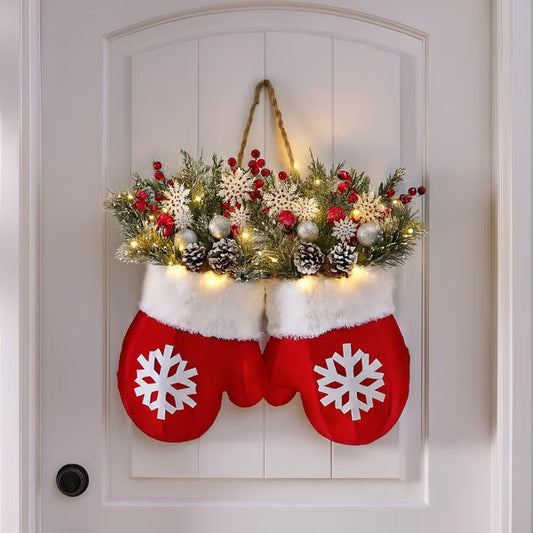 Christmas Crutch Candy Lollipop Gloves Ornaments