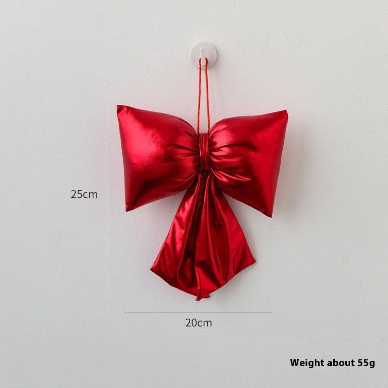 Christmas Decorative Bowknot Scene Layout