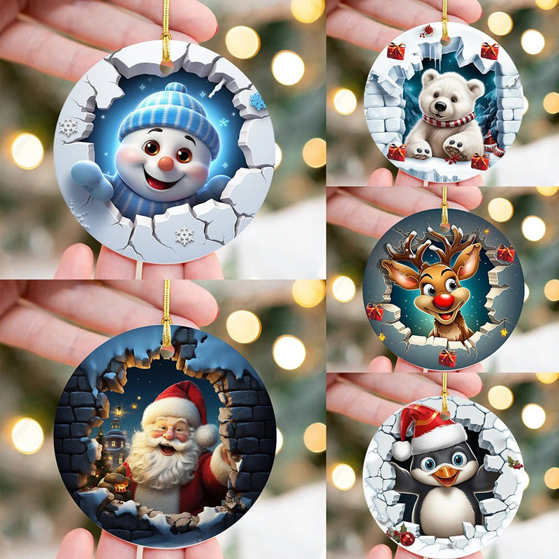 New Acrylic Christmas Gift Pendant