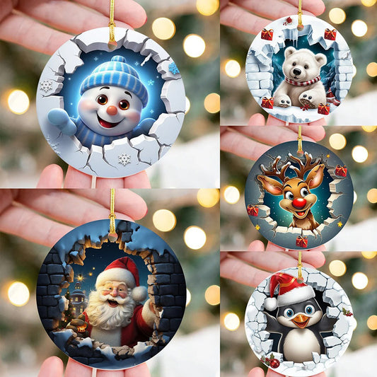 New Acrylic Christmas Gift Pendant