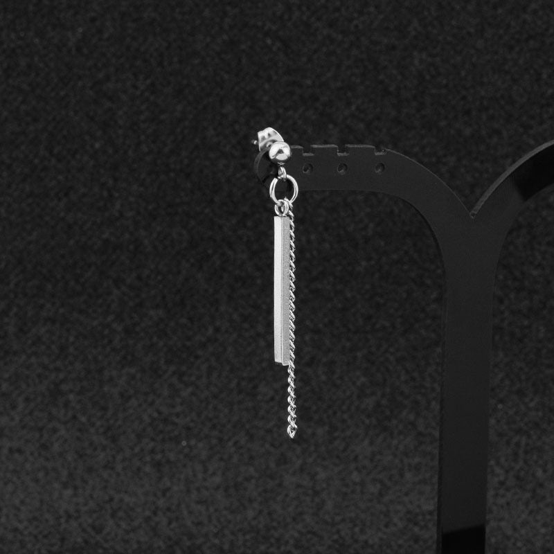Square Stick Chain Earrings Men And Women