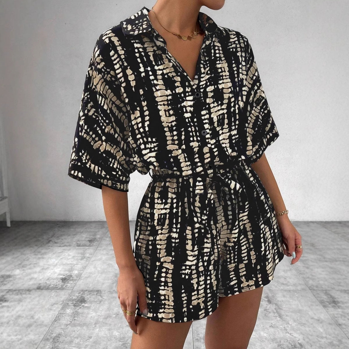 Satin Autumn Satin Jumpsuit For Women