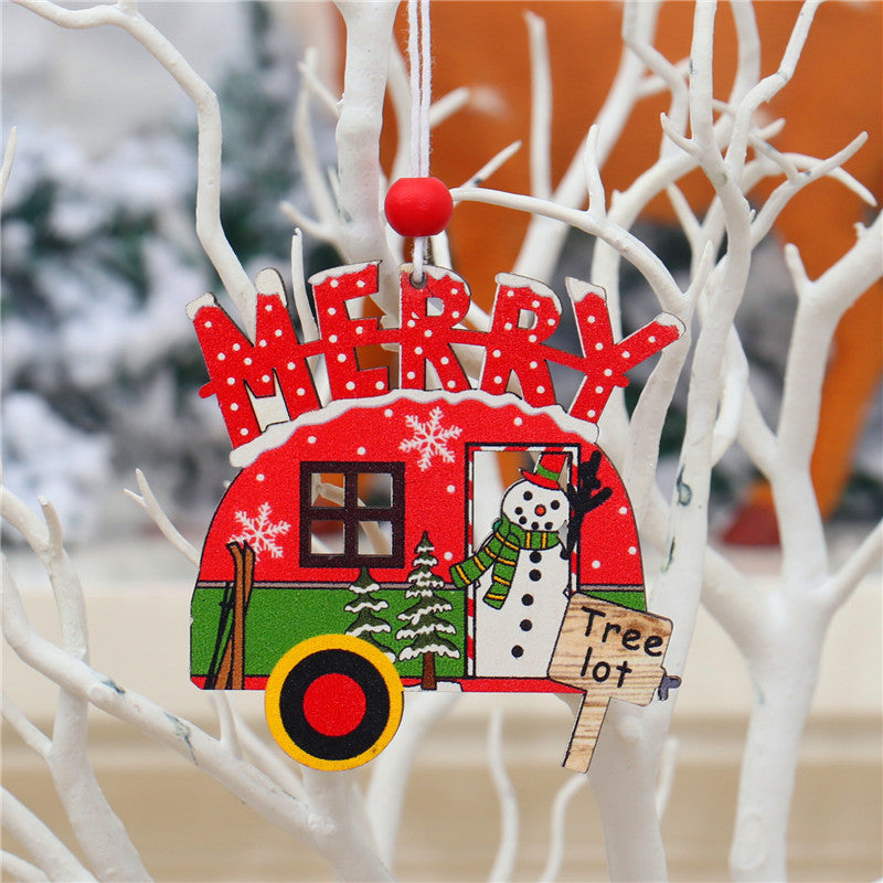 Christmas Decorations Window Scene Layout Props