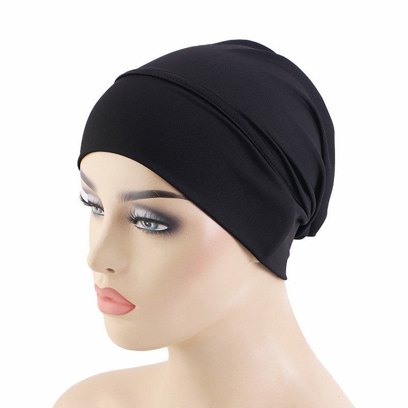 Ethnic Stretch Tam-o'-shanter Solid Color