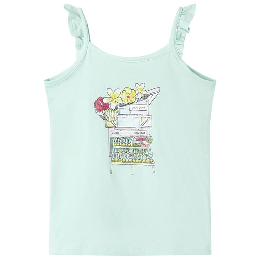 children's tank top light mint green 104 children's tank top light mint green 116