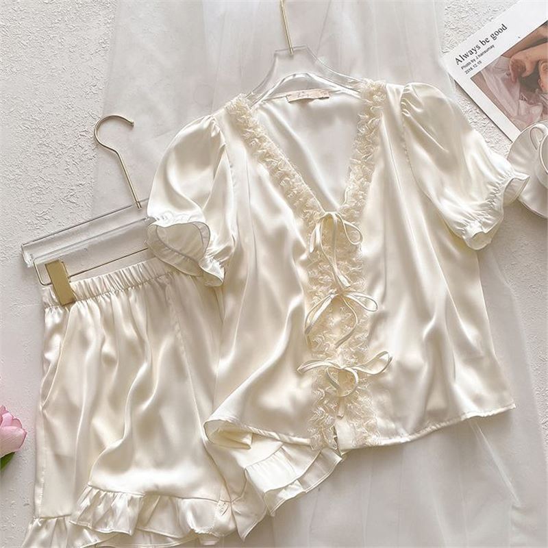 Women's Thin Ice Silk Silk Homewear