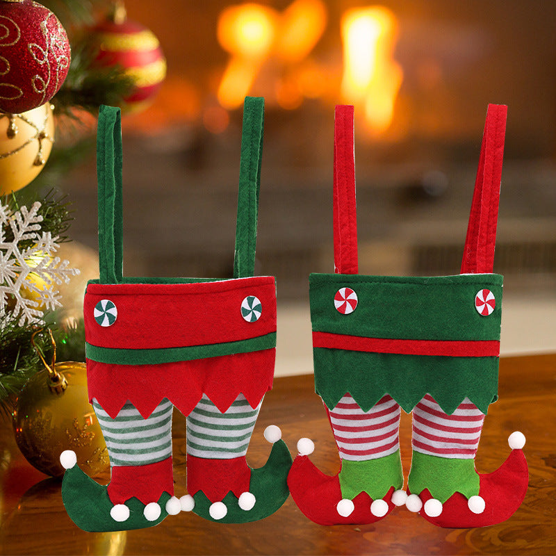 Christmas Decoration Elf Candy Gift Bag