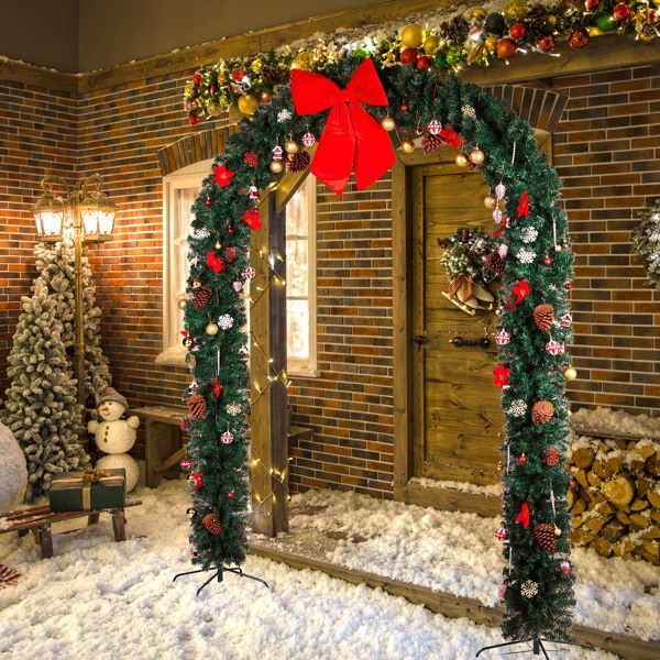 240x40x265cm PVC Christmas Arch