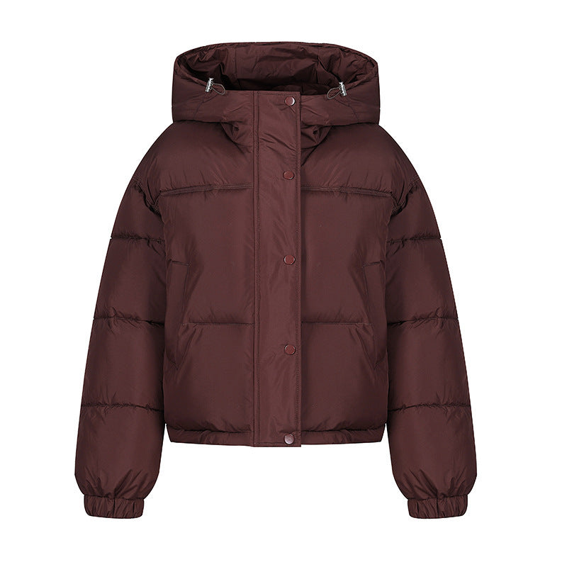 Loose Hooded Lightweight Cotton Clothing Coat