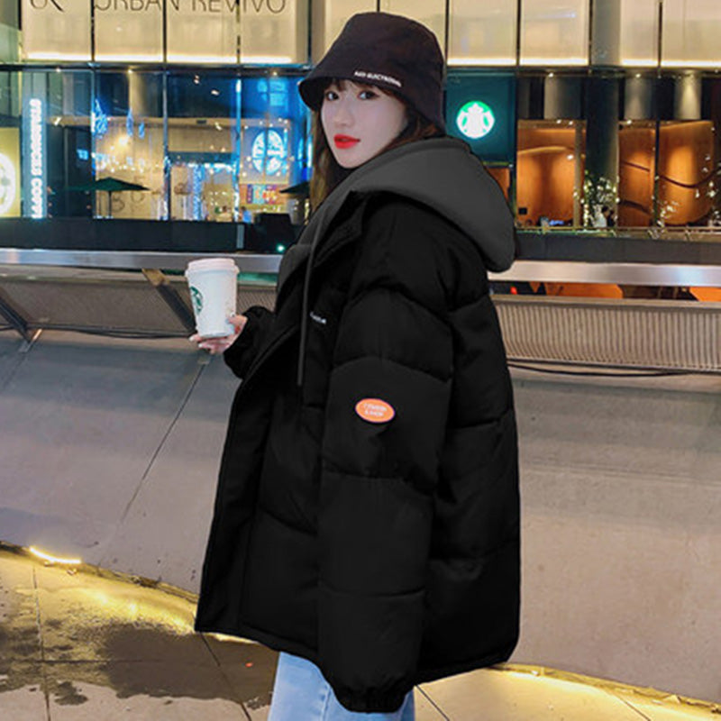 Down Padded Girls Winter Jacket Fake Two Thick Padded Jacket