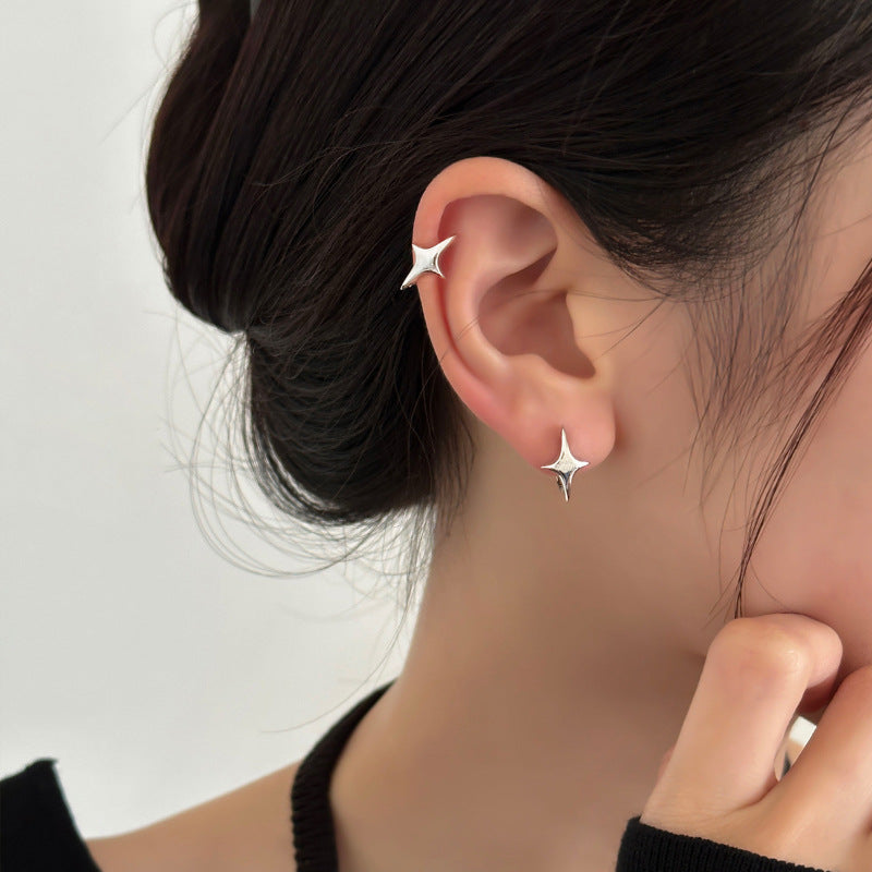 Trendy Earrings Women's Personalized Ear Studs Men