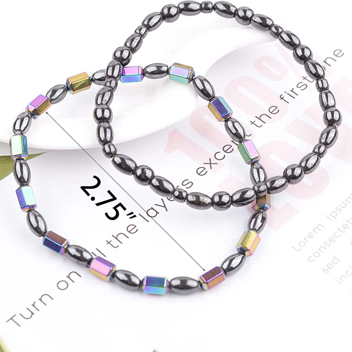 Magnet Anklet Haematite Natural XINGX