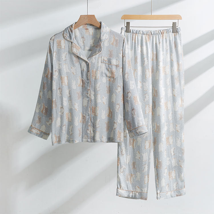 Simple Women's Pajama Suit Homewear