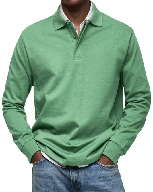 Men's Casual All-matching Long Sleeve Button Shirt