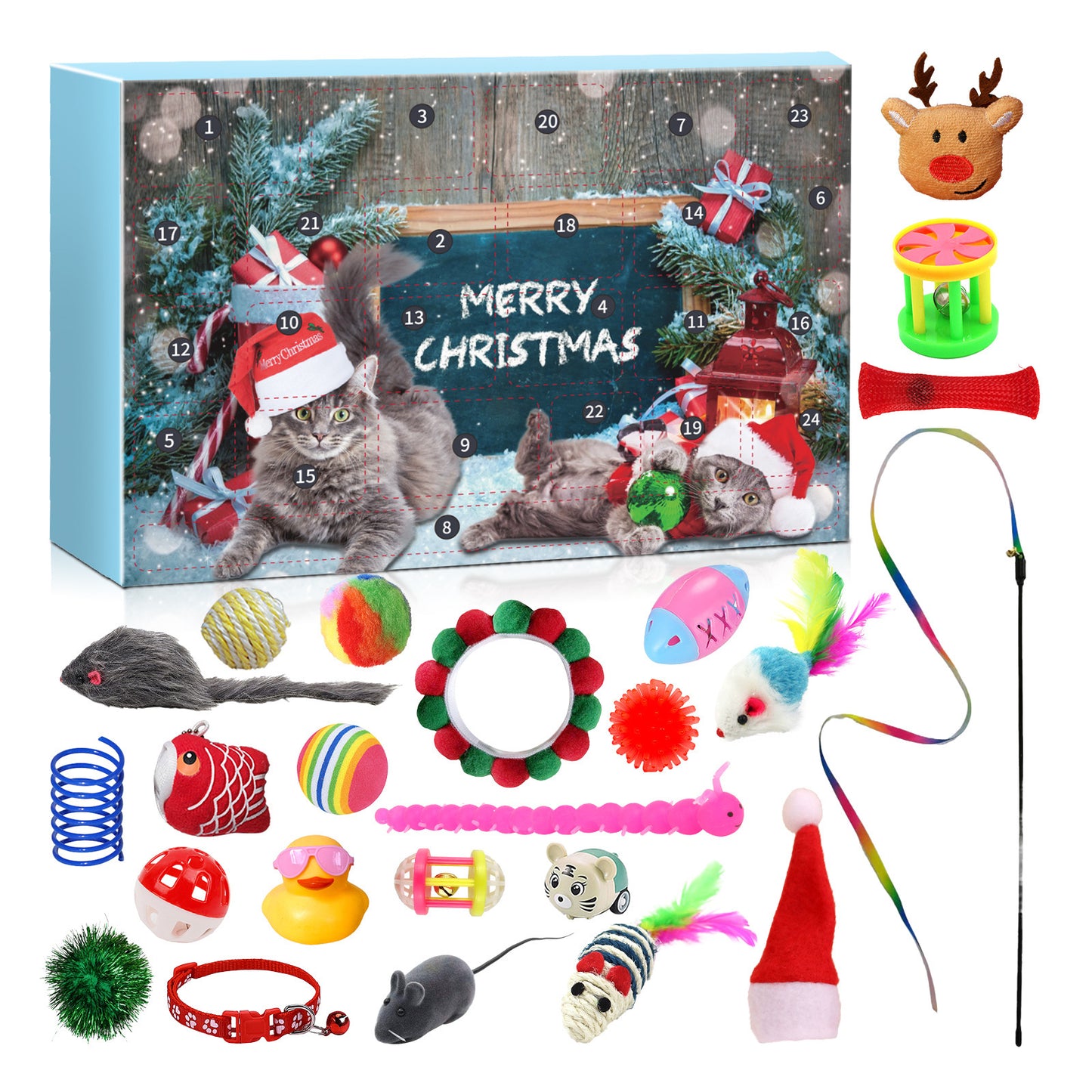 New Cat Advent Calendar 2024 Christmas Countdown