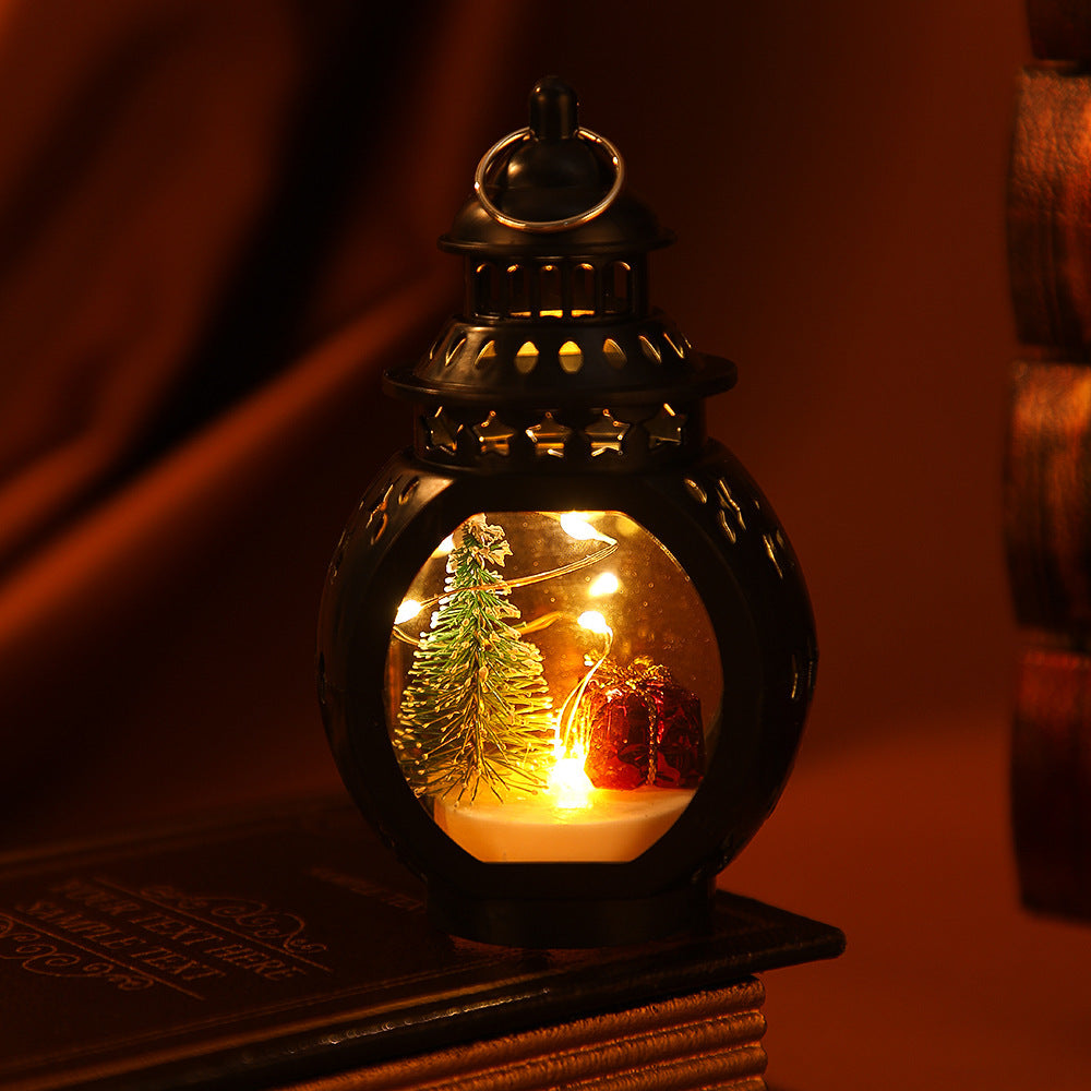 Christmas Decoration Portable Retro Style Lamp Atmosphere Decoration