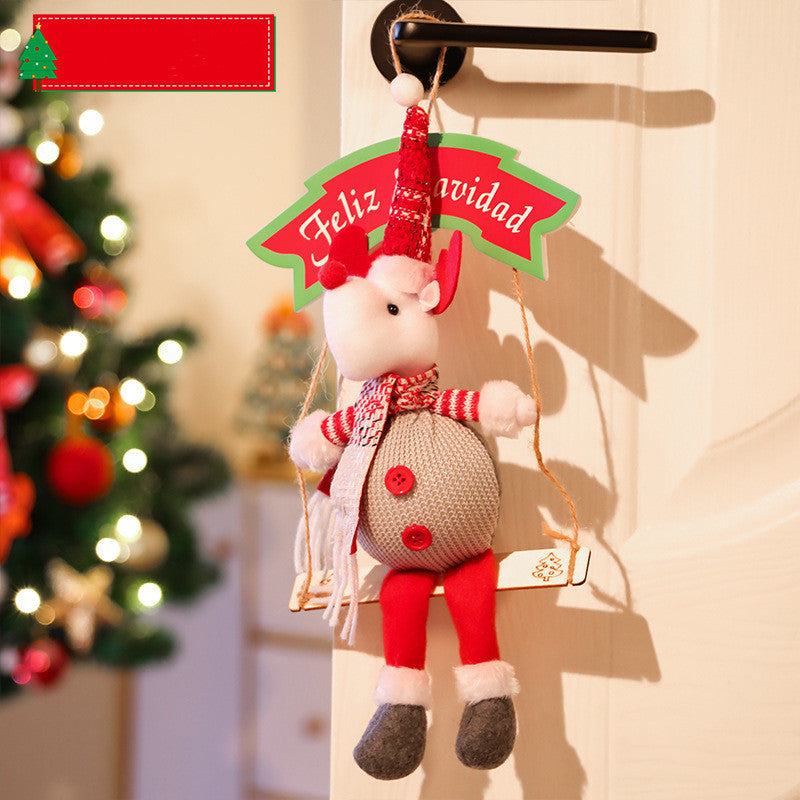 Christmas Tree Pendant Garland Door Hanging