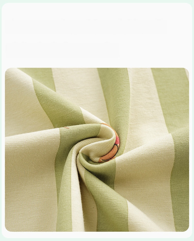 Spring And Autumn New Couple Pajamas Cotton Long-sleeved Cardigan
