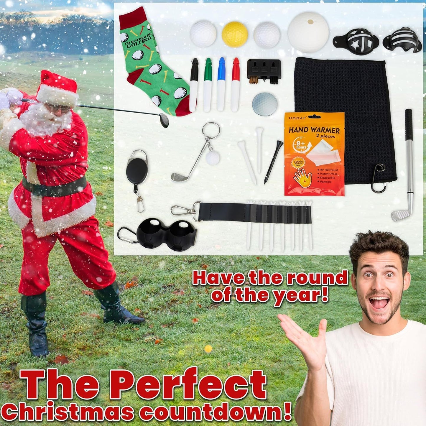 Golf Advent Calendar 2 Men's Adult Christmas Box