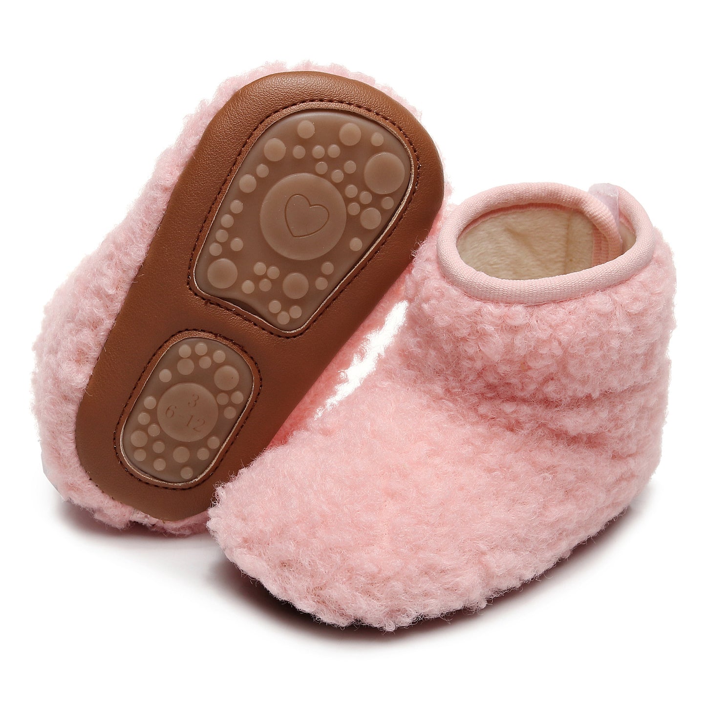 Baby Toddler Fleece-lined Cotton Boots Thermal Baby Shoes