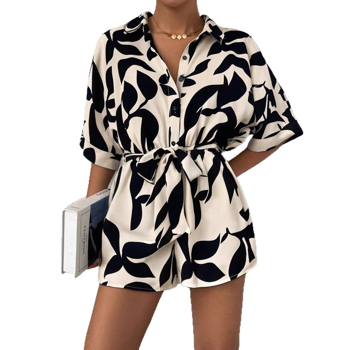 Satin Autumn Satin Jumpsuit For Women