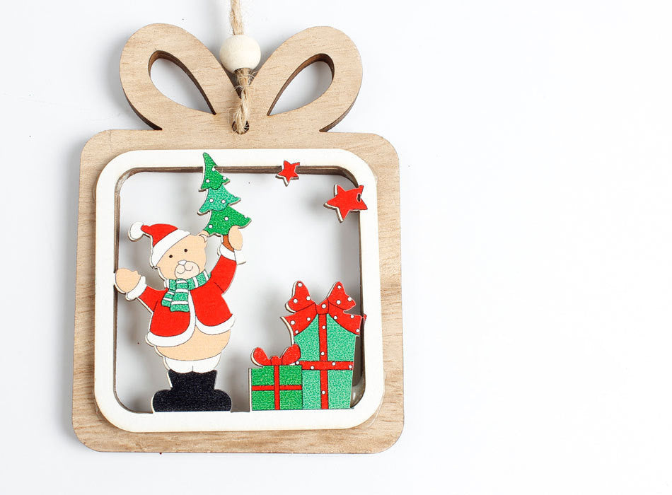 Christmas Tree Creative Painted Decoration Pendant