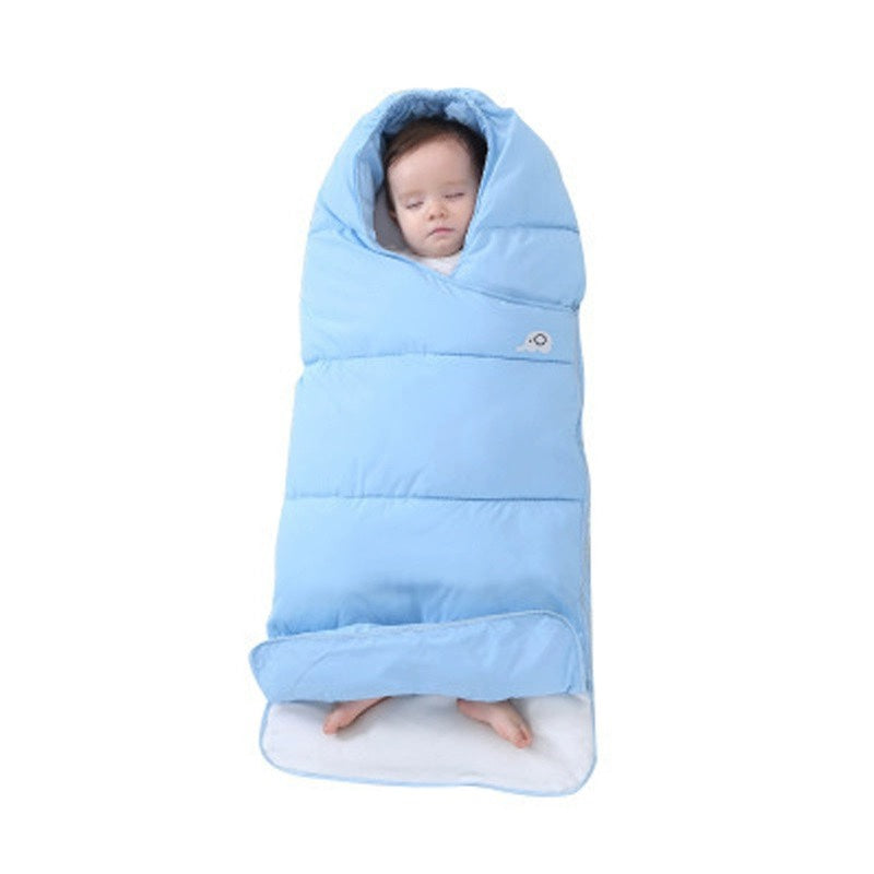Baby Sleeping Bag Autumn And Winter Thick Down Anti Kick Duvet