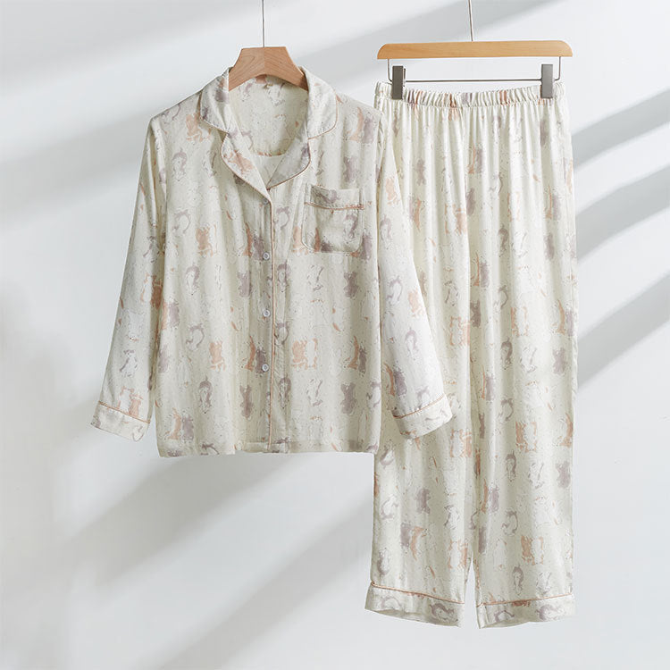 Simple Women's Pajama Suit Homewear
