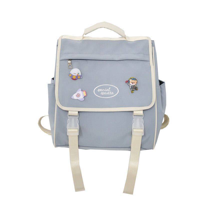 Japanese Style High School Girls Backpack JK Fashion Nylon Waterproof School Bags