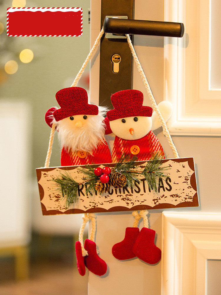 Christmas Tree Pendant Garland Door Hanging