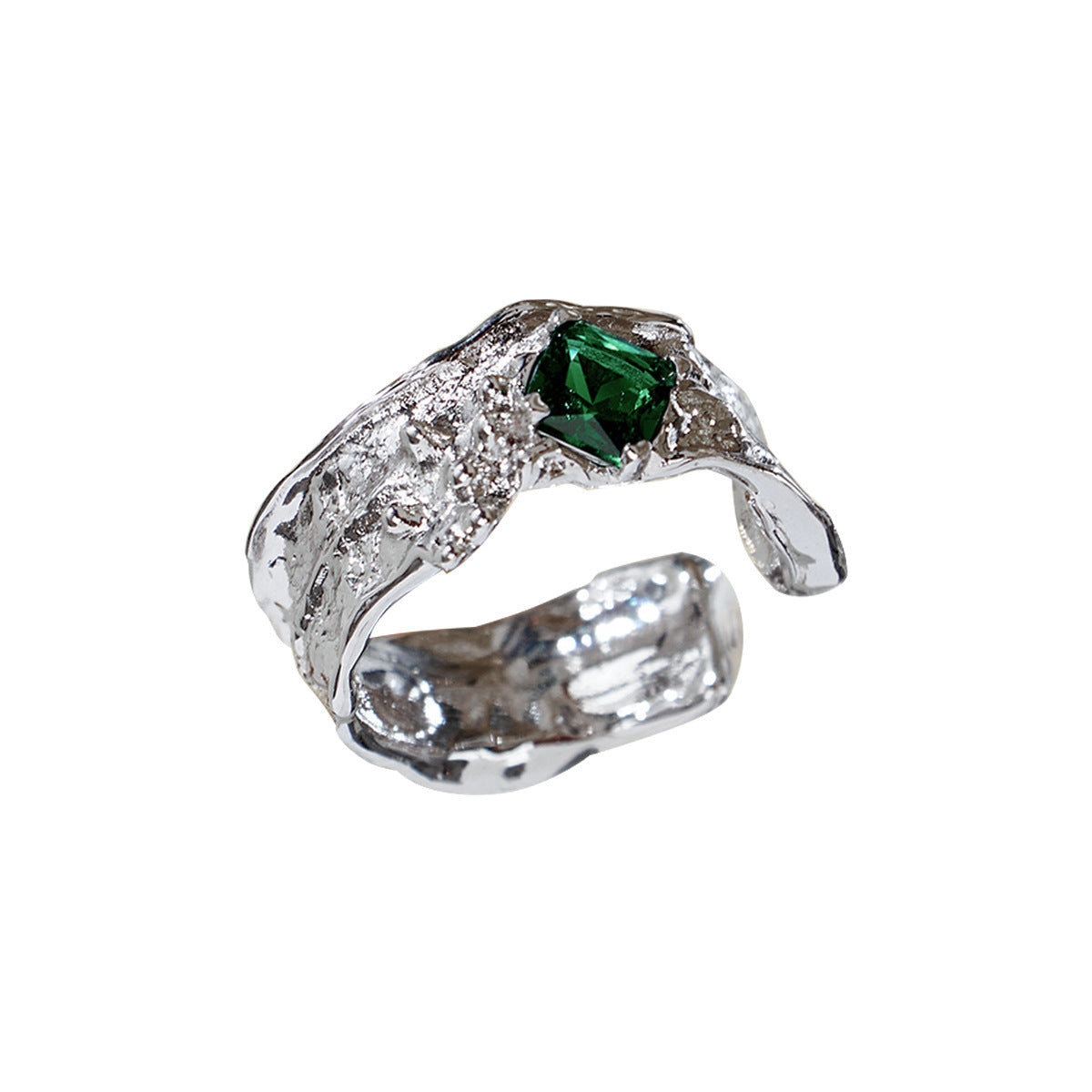 Irregular Zircon Ring Fashion Retro Ladies