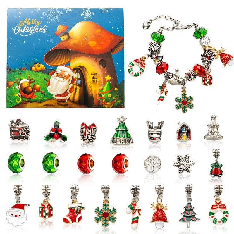 Diy Creative Children's Bracelet Ornament 24 Grid Calendar Christmas Blind Box