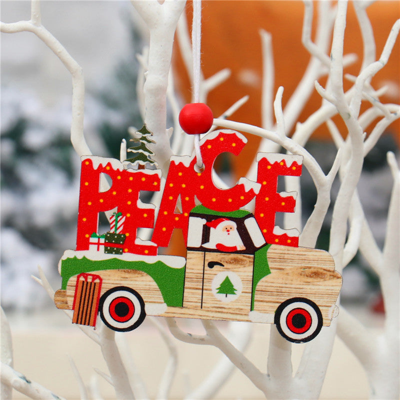 Christmas Decorations Window Scene Layout Props
