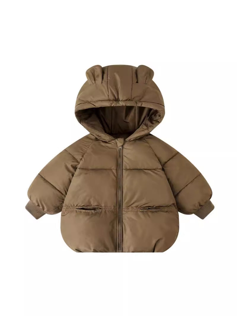 Boys And Girls Cartoon Children's Down And Wadded Jacket