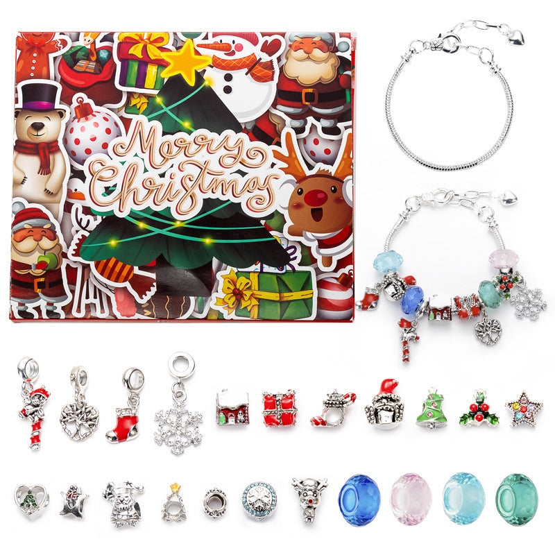 Diy Creative Children's Bracelet Ornament 24 Grid Calendar Christmas Blind Box