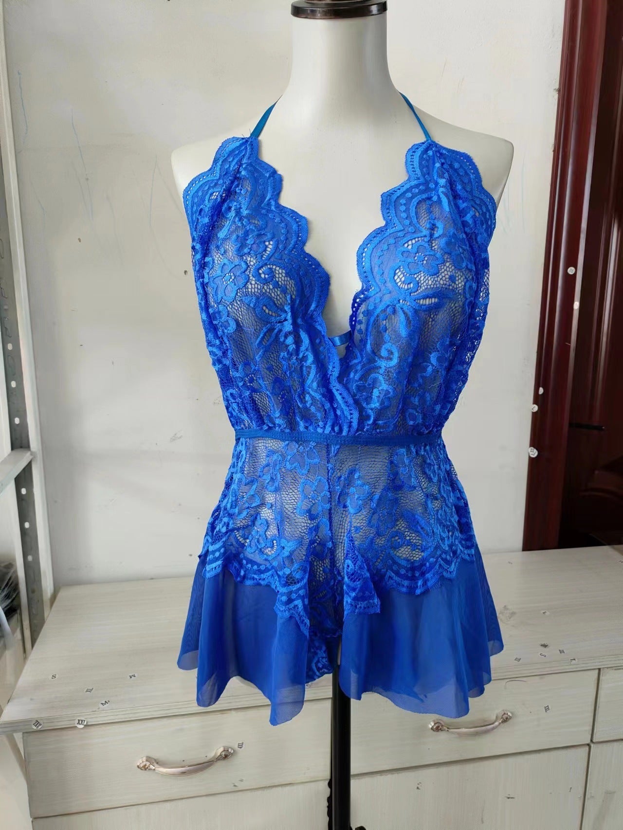 Charming Fairy Spaghetti-strap Nightdress Sexy