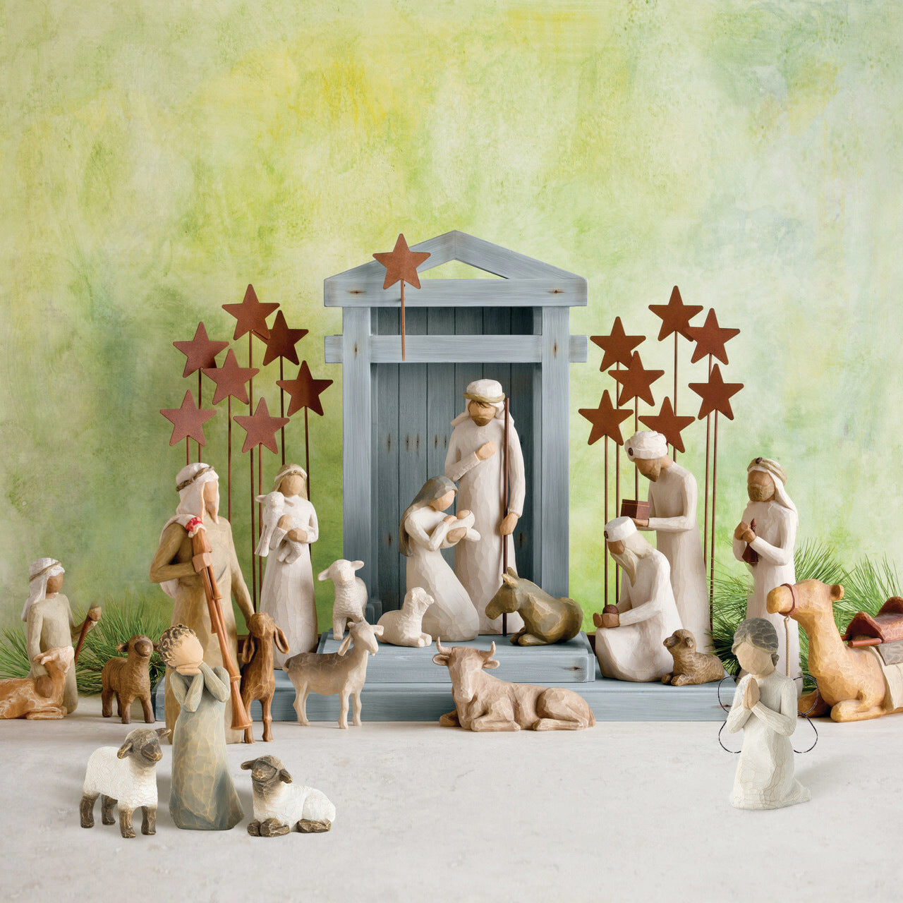 Resin Nativity Set Of 20PCS