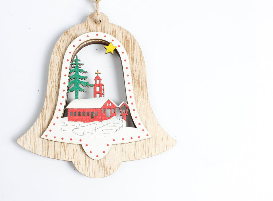 Christmas Tree Creative Painted Decoration Pendant