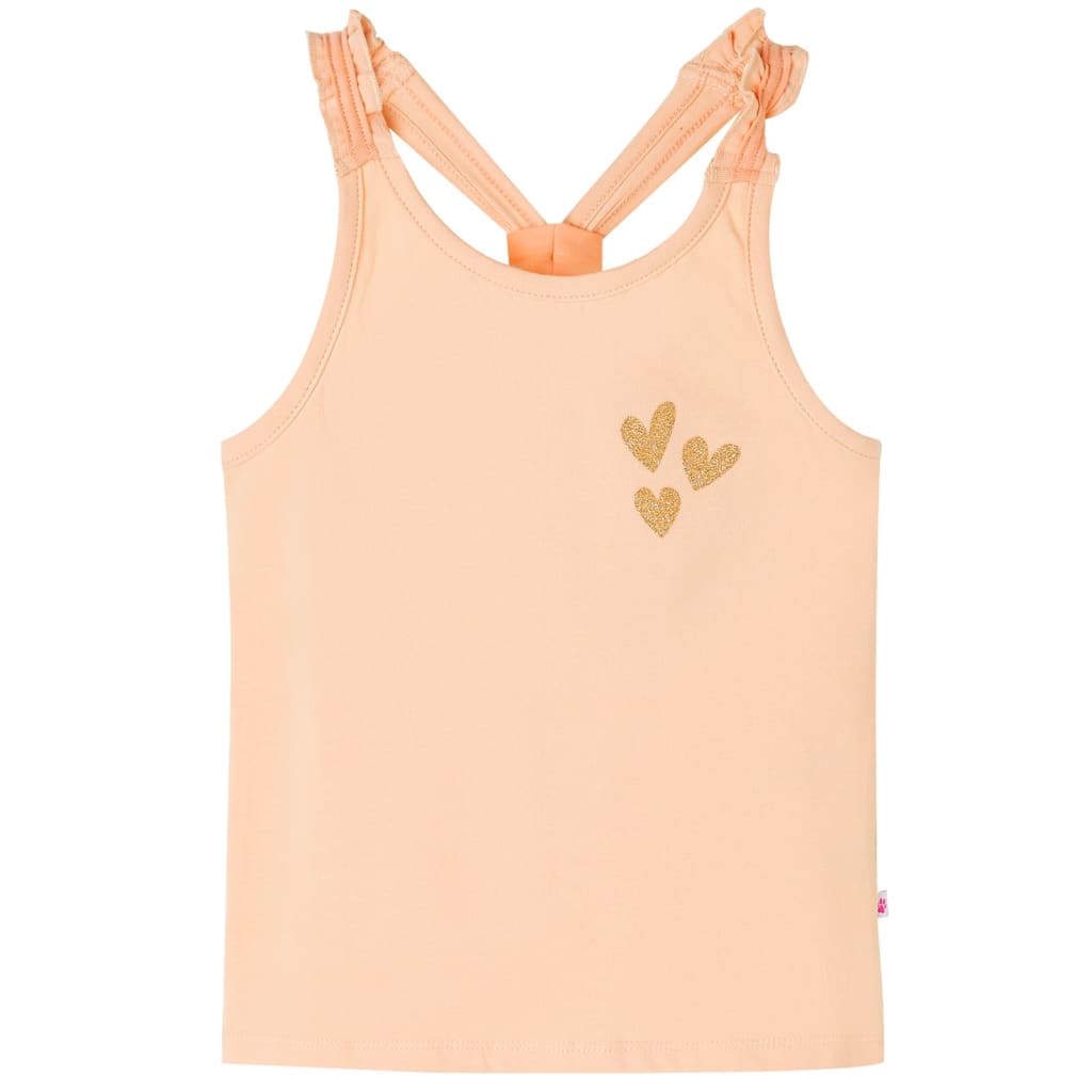 children's tank top light pink 104 children's tank top light pink 116 children's tank top light orange