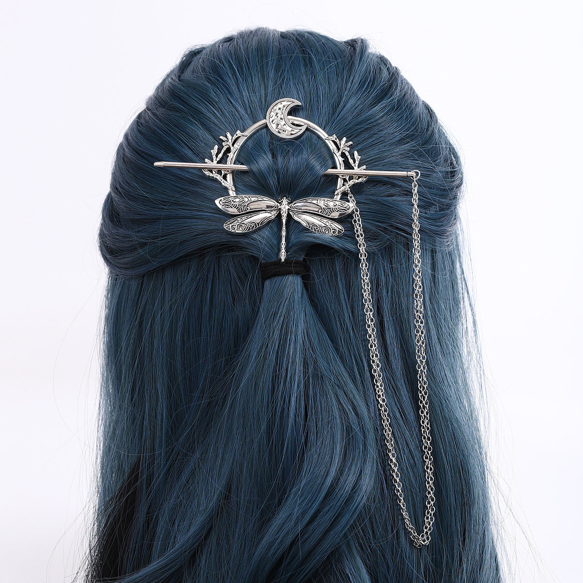 Viking Dragonfly Moon Hairpin Women's Party Accessories