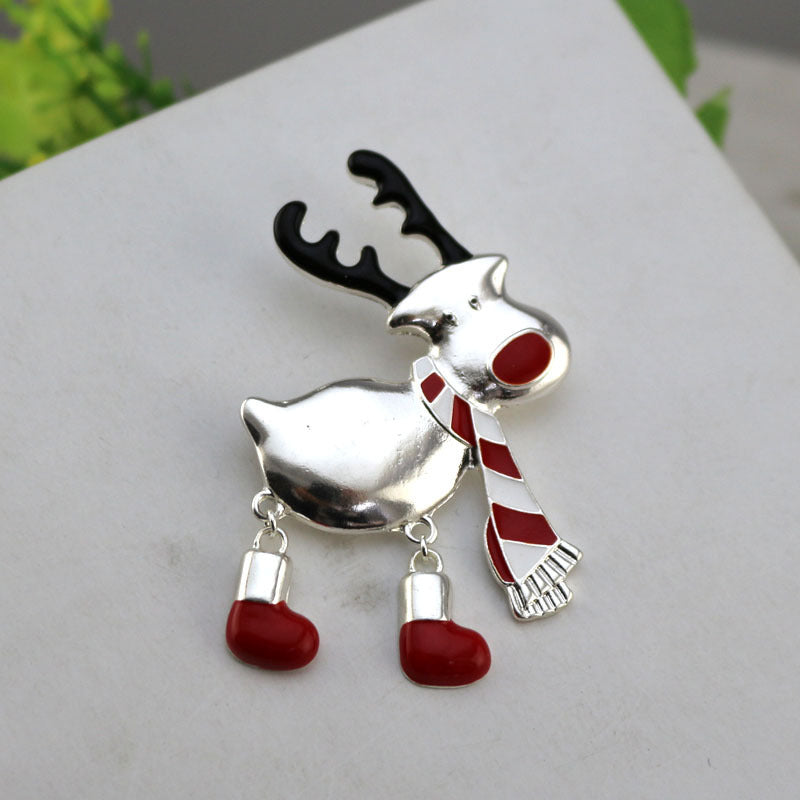 Enamel Christmas Gift Fawn Elk