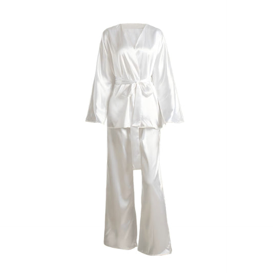 Lace-up Nightgown Comfortable Homewear